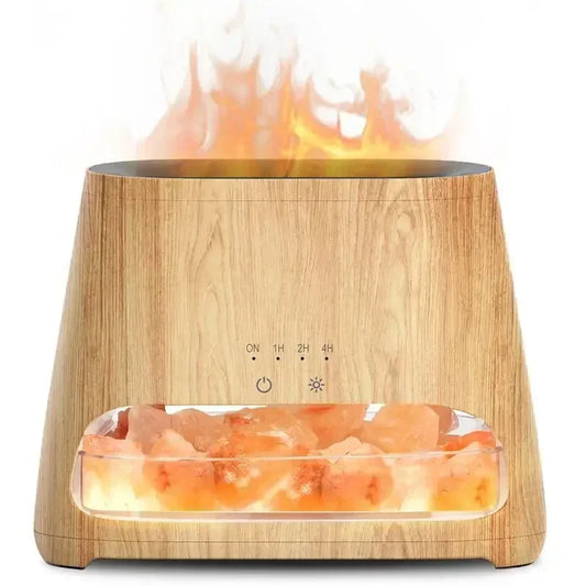 SALKING 2-in-1 Air Purifier&Humidifiers For Home and Office. Ultrasonic Essential Oil Diffuser&Himalayan Salt Lamp