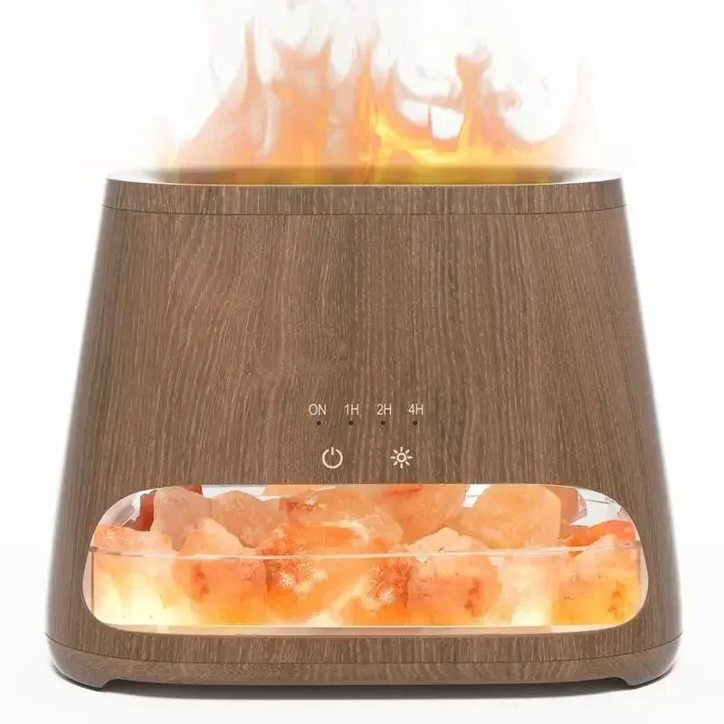 SALKING 2-in-1 Air Purifier&Humidifiers For Home and Office. Ultrasonic Essential Oil Diffuser&Himalayan Salt Lamp